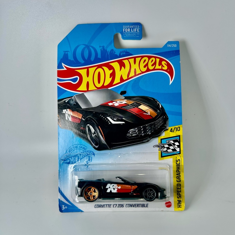 Hot Wheels HW Speed Graphics Corvette C7 Z06 Convertible 9/10 NEW 2021 5/365